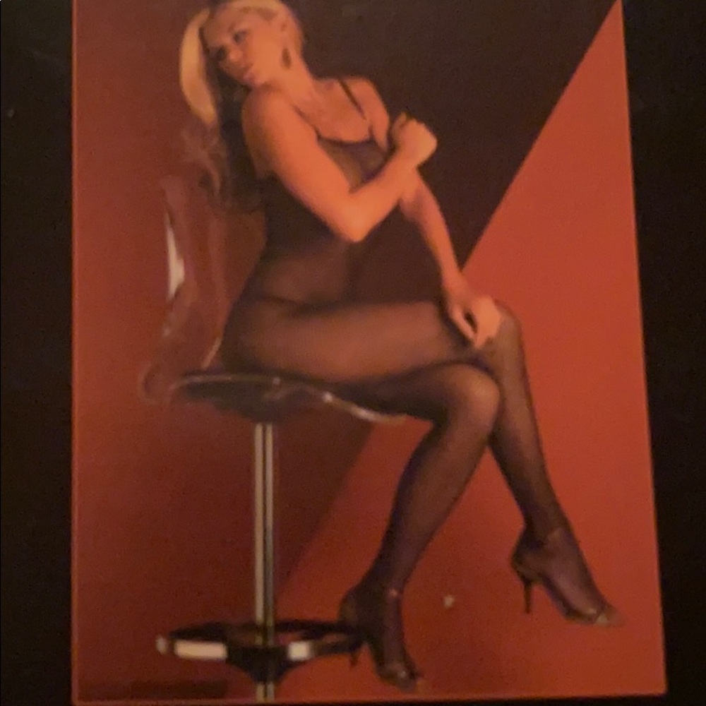 Seamless fishnet body stocking NWT OS